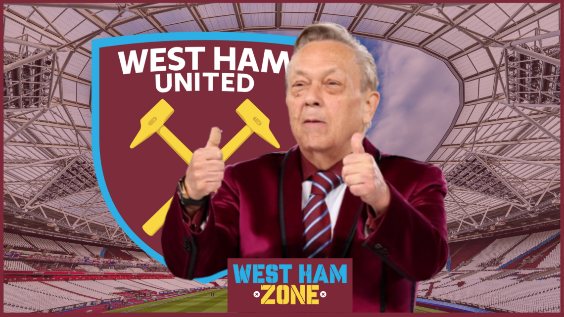 David Sullivan, West Ham badge