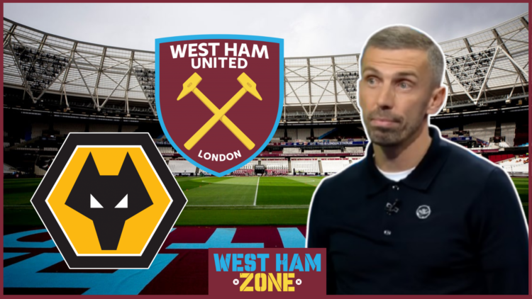 Gary O'Neil, West Ham badge, Wolves badge