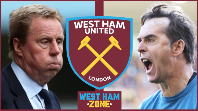 Harry Redknapp, Julen Lopetegui, West Ham badge