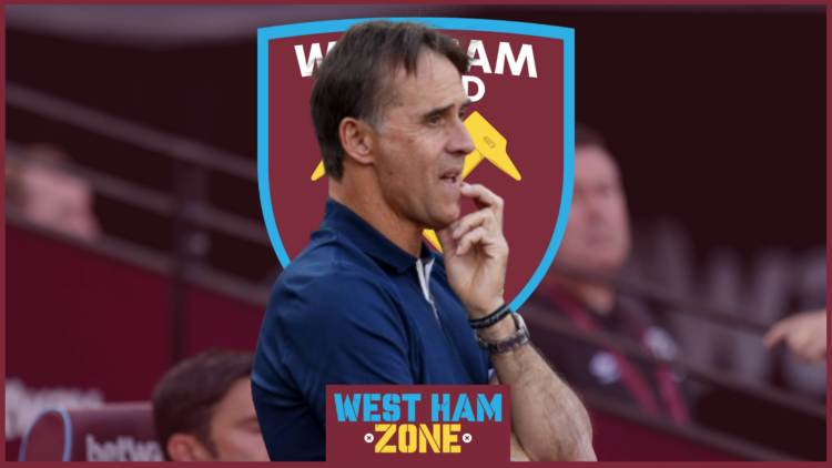 Julen Lopetegui, West Ham badge
