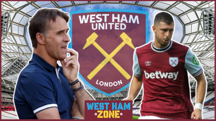 Julen Lopetegui, Guido Rodriguez, West Ham badge