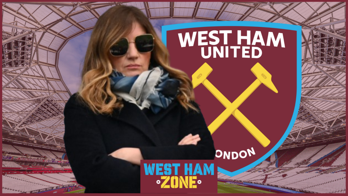 Karren Brady, West Ham badge