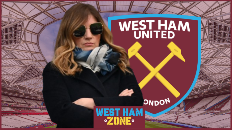 Karren Brady, West Ham badge