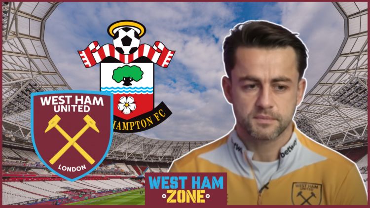 Lukasz Fabianski, West Ham badge, Southampton badge
