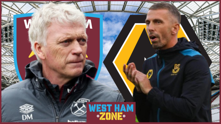 David Moyes, Gary O'Neil, West Ham badge, Wolves badge