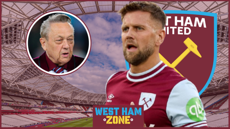 Niclas Fullkrug, David Sullivan, West Ham badge