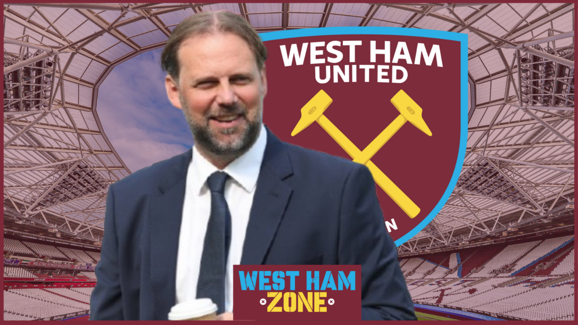 Tim Steidten, West Ham badge
