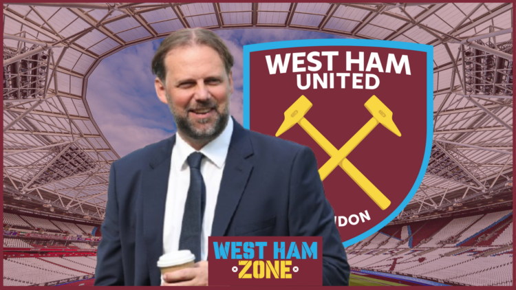 Tim Steidten, West Ham badge