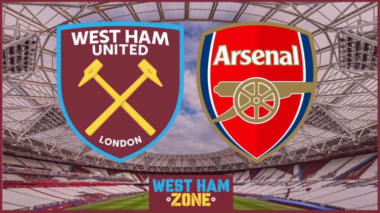West Ham and Arsenal badges