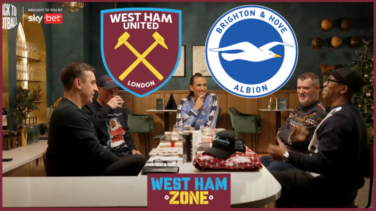 West Ham United, Brighton, the overlap