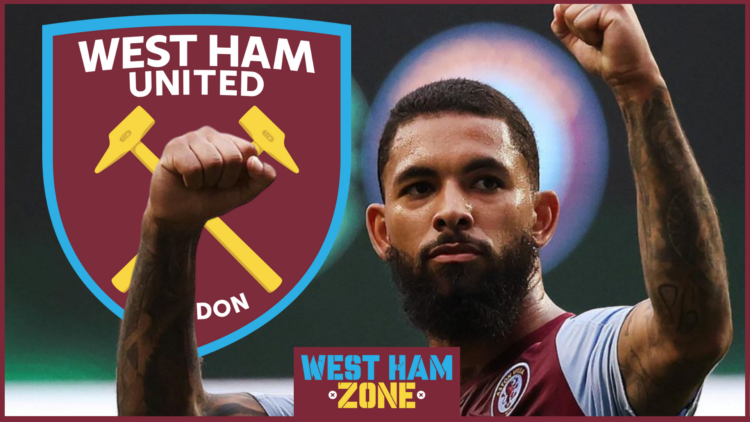 West Ham badge, Douglas Luiz