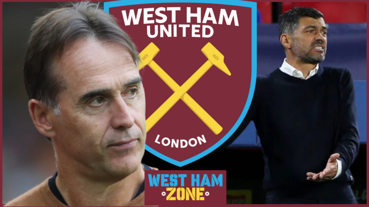 West Ham, Julen Lopetegui, Sergio Conceicao