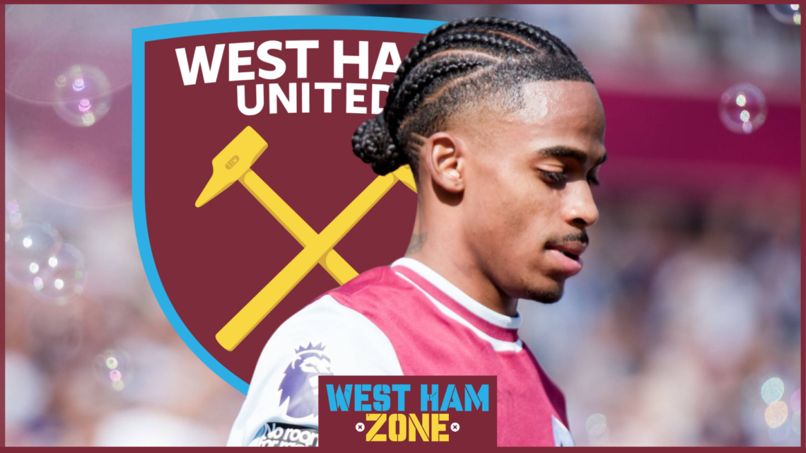 West Ham badge, Crysencio Summerville