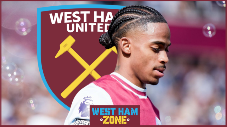 West Ham badge, Crysencio Summerville