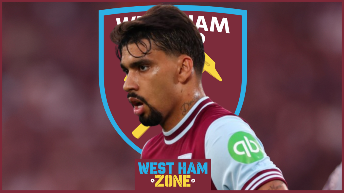 West Ham United midfielder Lucas Paqueta