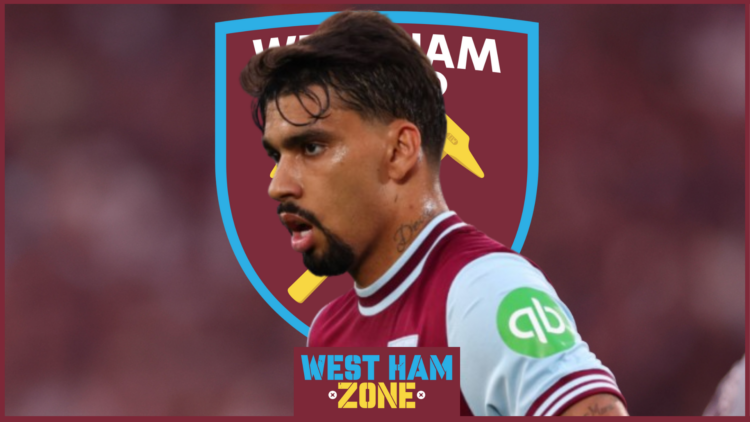 West Ham United midfielder Lucas Paqueta