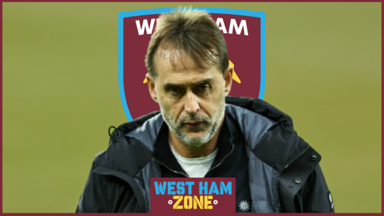 West Ham manager Julen Lopetegui