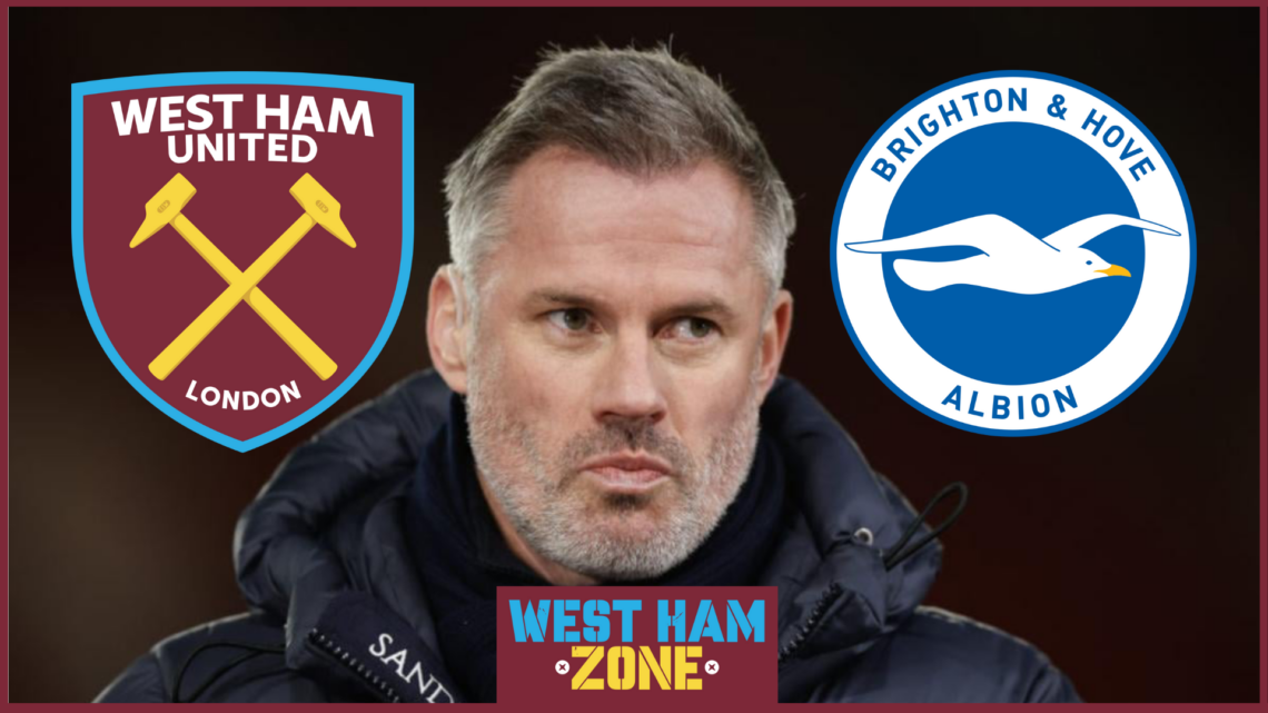 Jamie Carragher West Ham Brighton badges