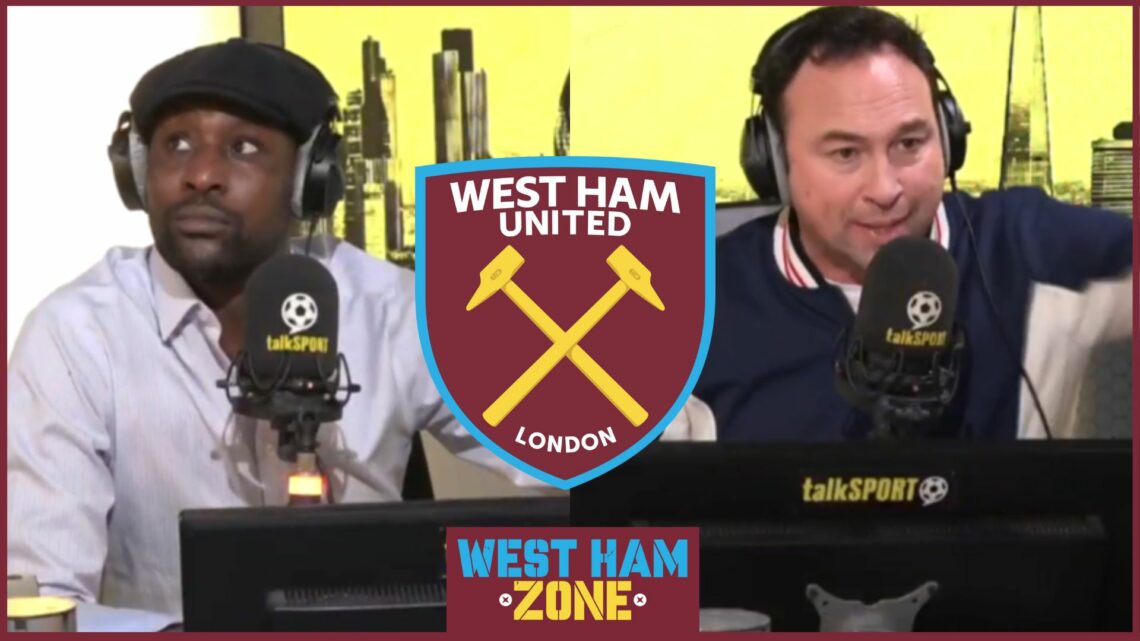 Carlton Cole, Jason Cundy, West Ham United badge