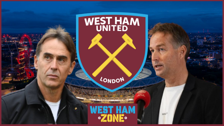 Julen Lopetegui Kasper Hjulmand West Ham badge