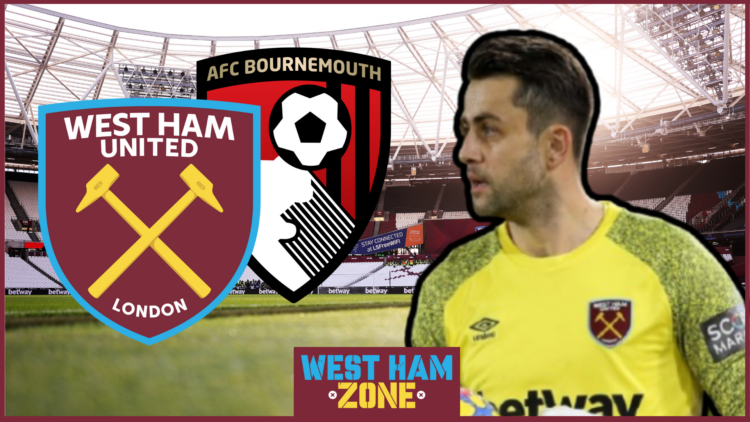 Lukasz Fabiański West Ham United Bournemouth badges
