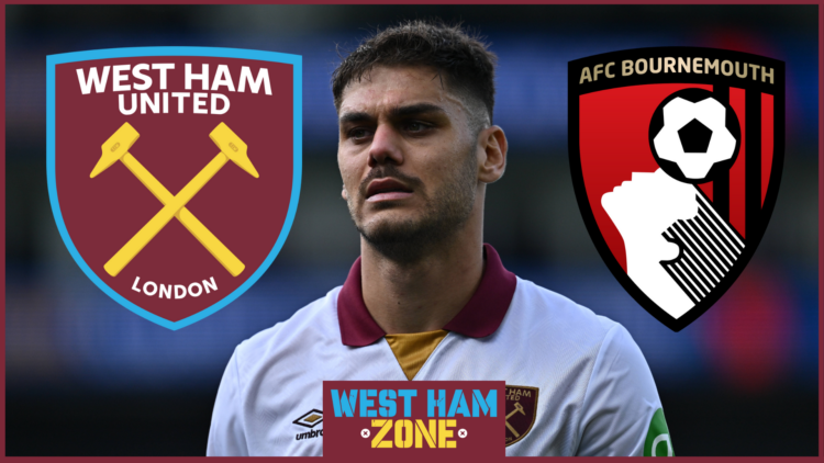 Konstantinos Mavropanos West Ham Bournemouth badges