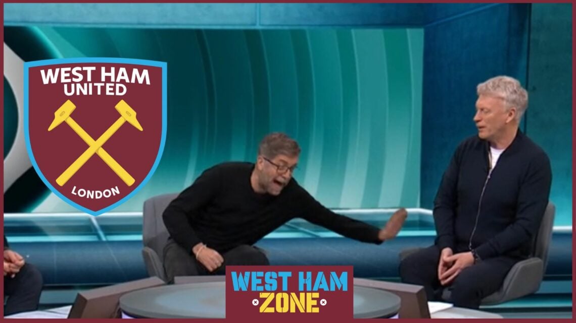 Mark Chapman, David Moyes, West Ham badge