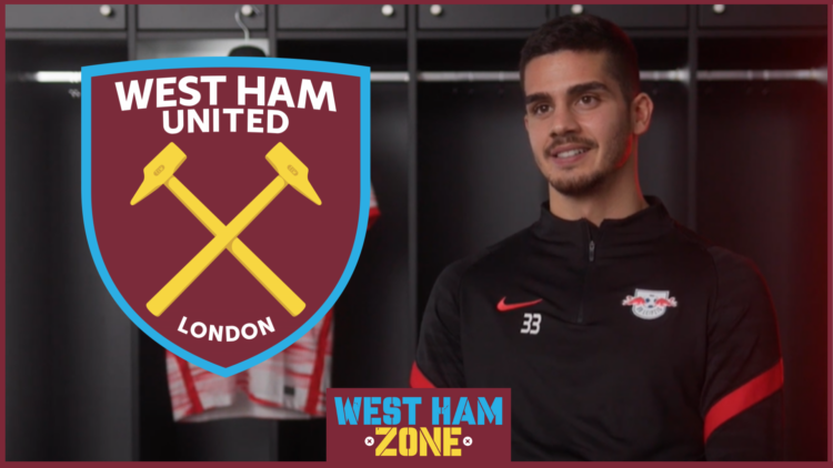 Andre Silva, West Ham badge