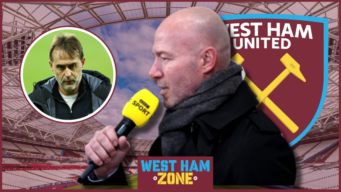 Chris Sutton, julen Lopetegui, West Ham badge