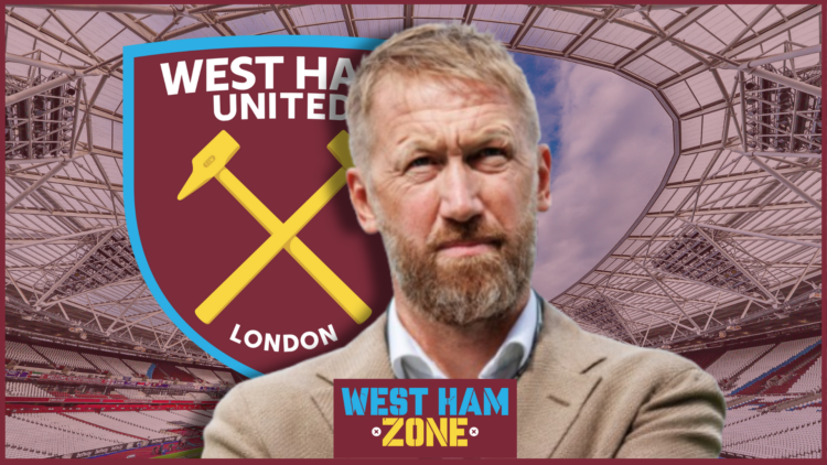 Graham Potter, West Ham badge