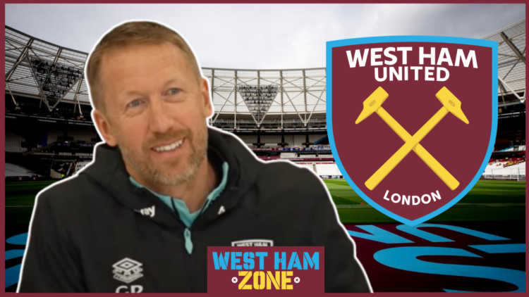 Graham Potter, West Ham badge