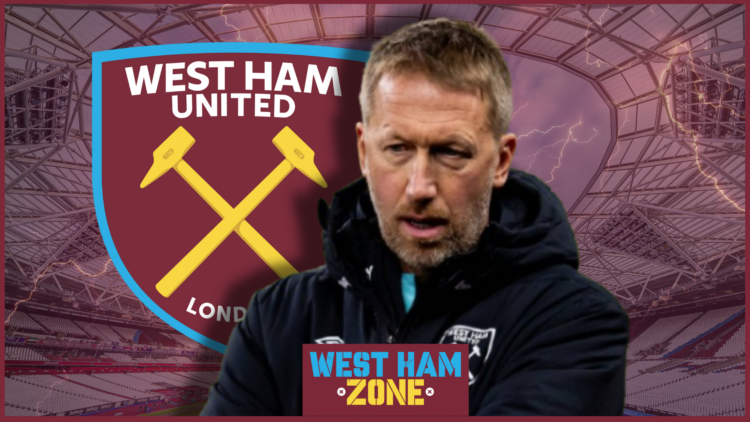 Graham Potter, West Ham badge