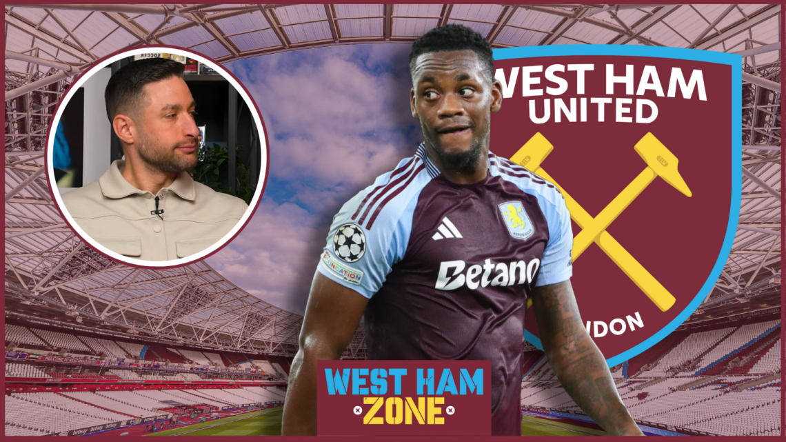 Jhon Duran, David Ornstein, West Ham badge