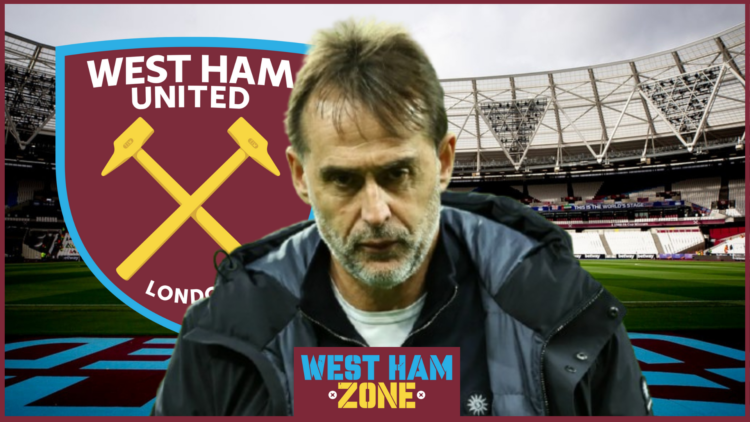 Julen Lopetegui, West Ham United badge