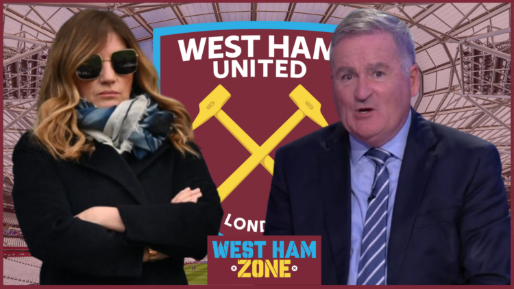 Karren Brady, Richard Keys, West Ham badge