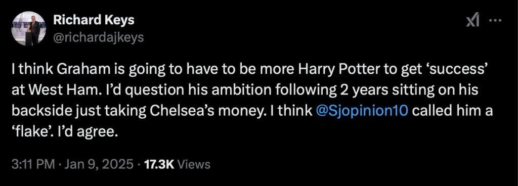 Richard Keys X