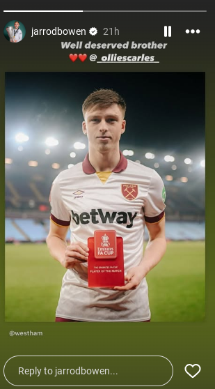 Jarrod Bowen West Ham
