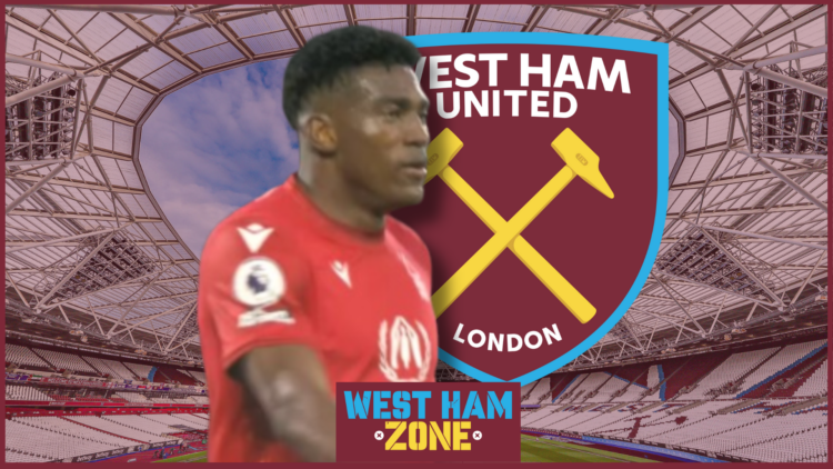 Taiwo Awoniyi, West Ham badge