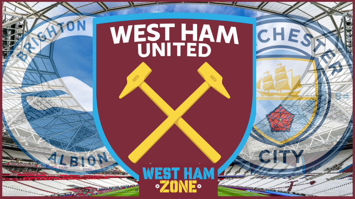 West Ham Brighton Manchester City