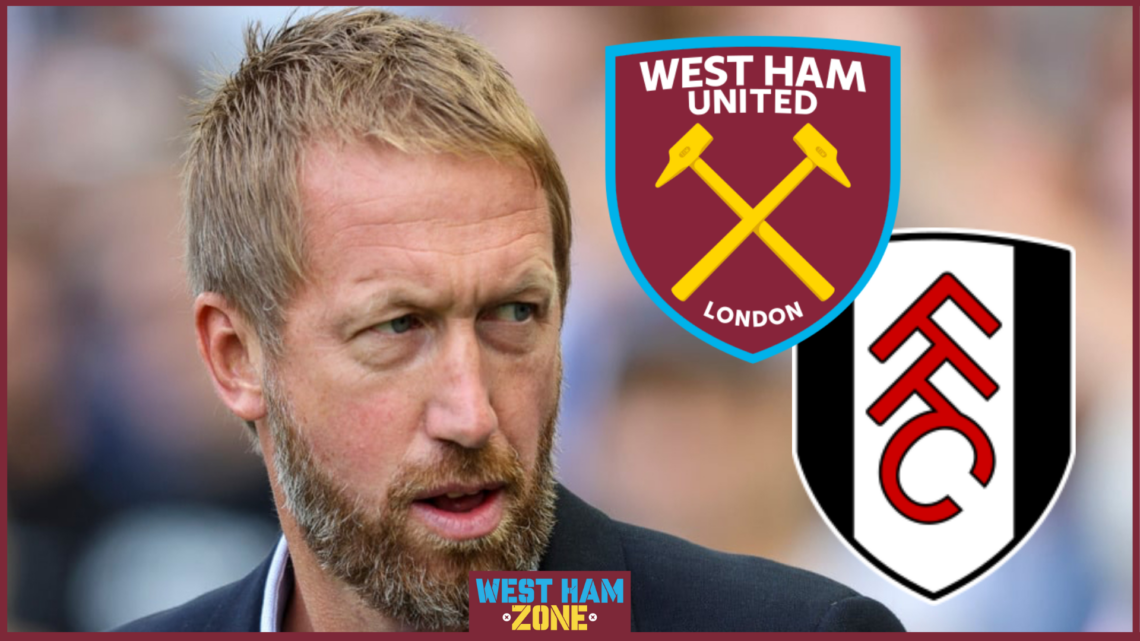 Picture of West Ham manager Graham Potter.