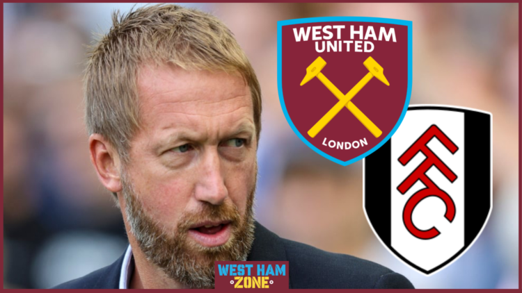 Picture of West Ham manager Graham Potter.