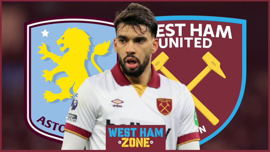 West Ham midfielder Lucas Paqueta