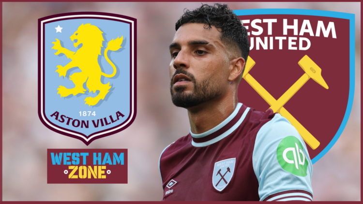 West Ham badge Aston Villa Emerson