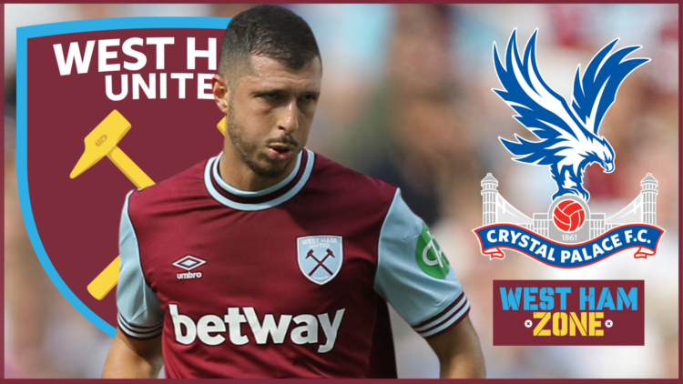 West Ham badge Crystal Palace Rodriguez