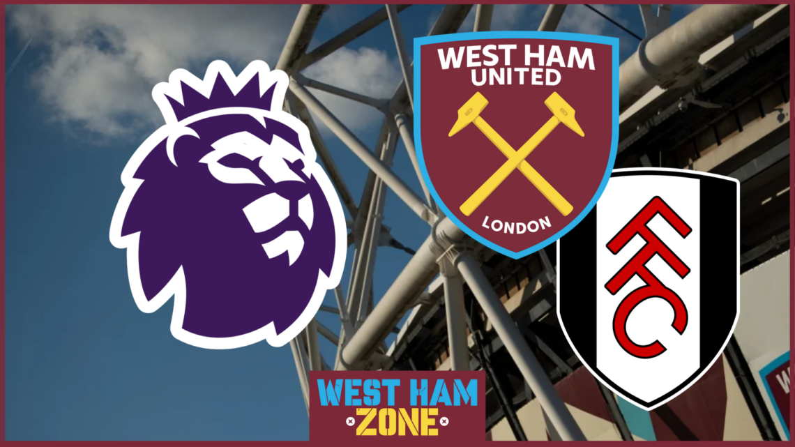 West Ham badge Fulham Premier League