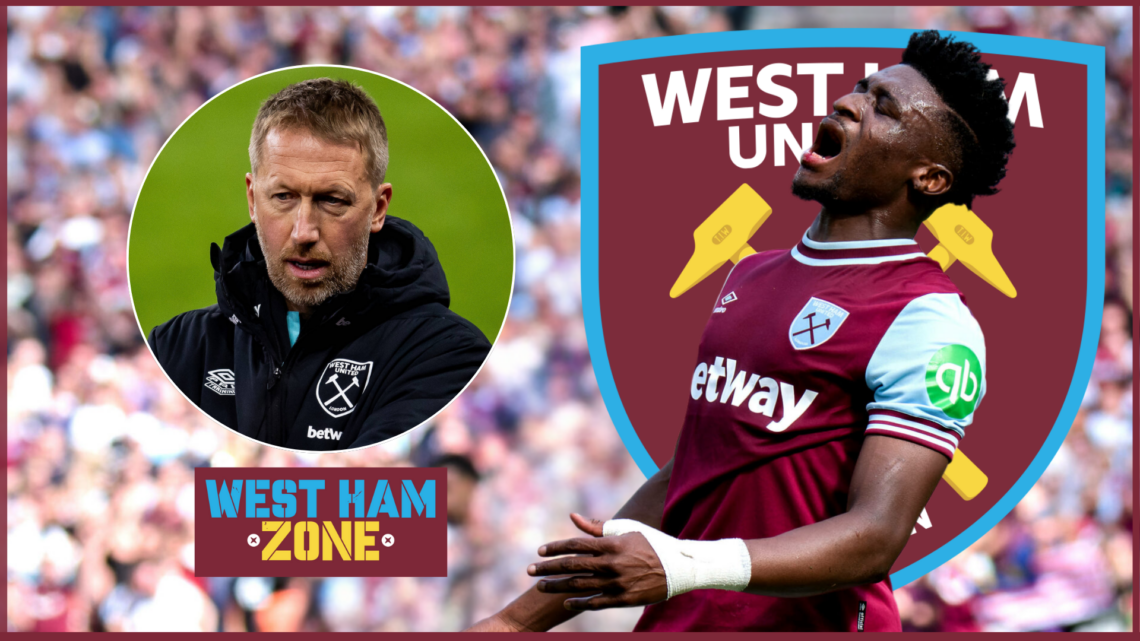 West Ham badge Potter Kudus