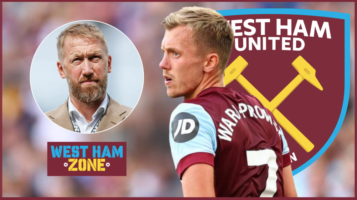 West Ham badge Potter Ward-Prowse