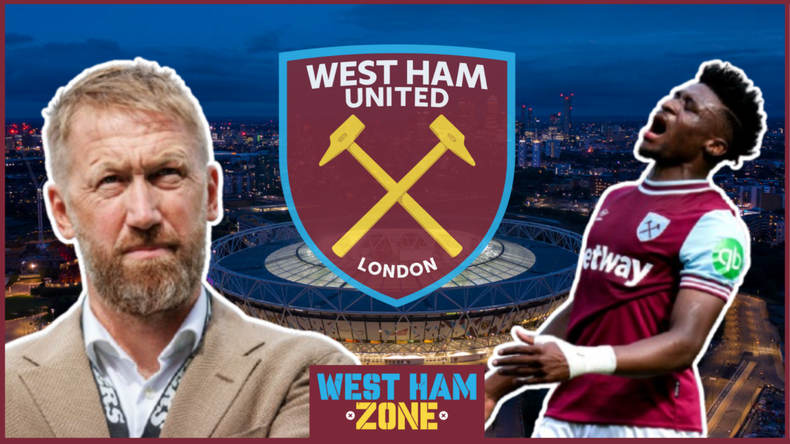 Graham Potter Mohammed Kudus West Ham United badges