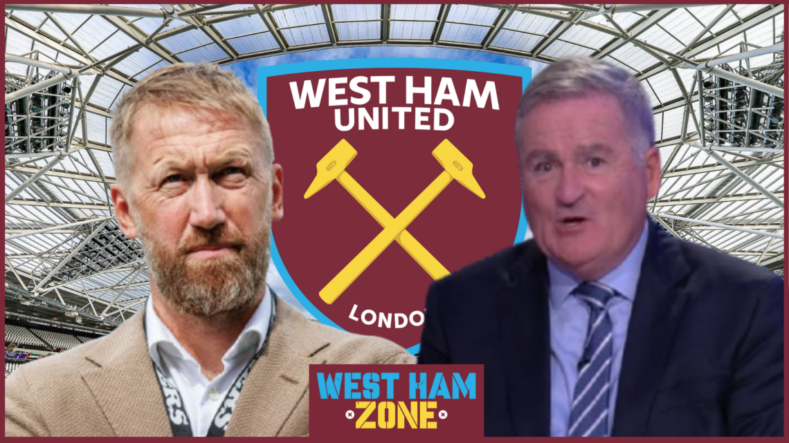 Graham Potter Richard Keys West Ham badge
