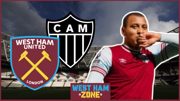 West Ham Atletico Mineiro badges